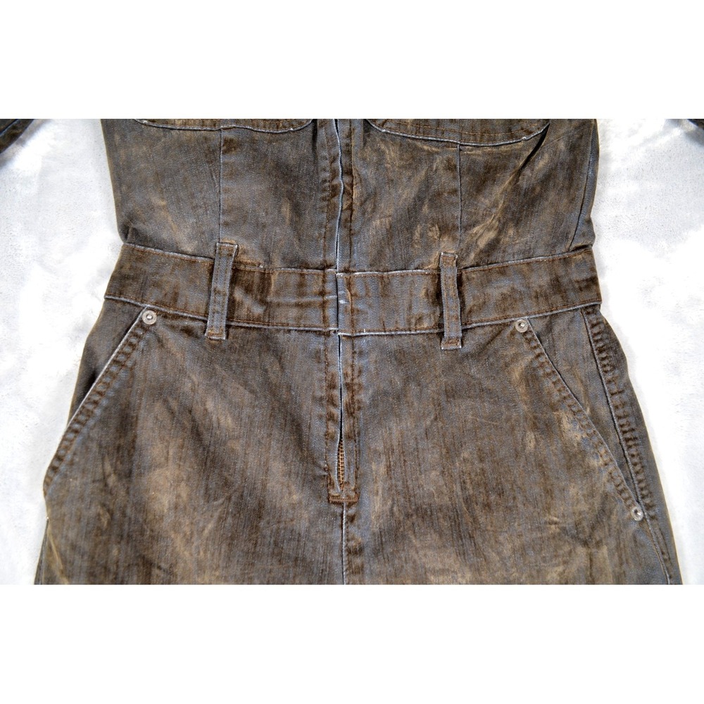 Universal Thread Dark Gray Heavy Denim Jumpsuit W… - image 7